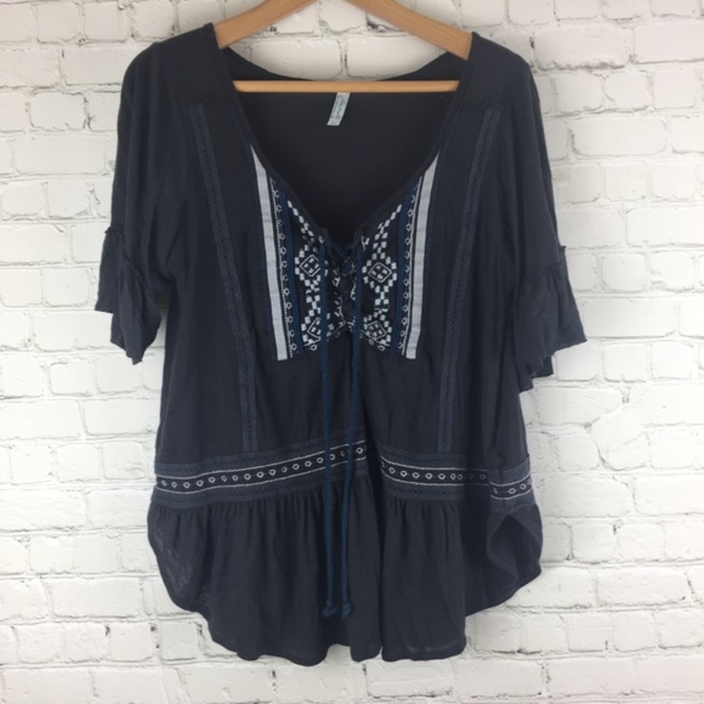 Free People Peasant Boho top
